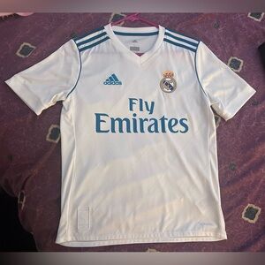 Adidas Kids White Real Madrid Soccer Jersey